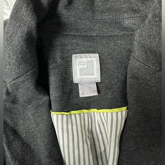 Women’s Gray Open Front Blazer Size Small - Picture 3 of 5